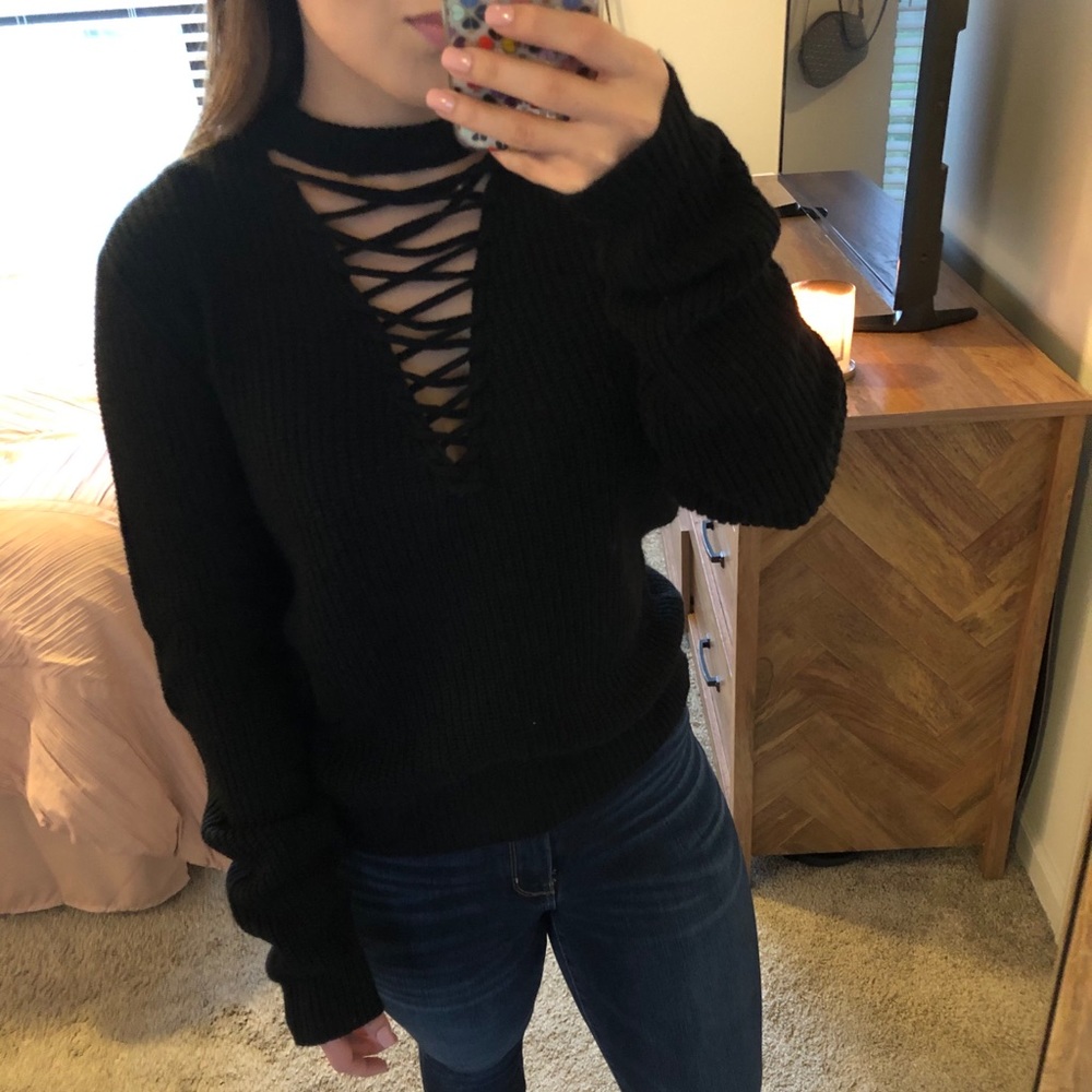 Black sweater